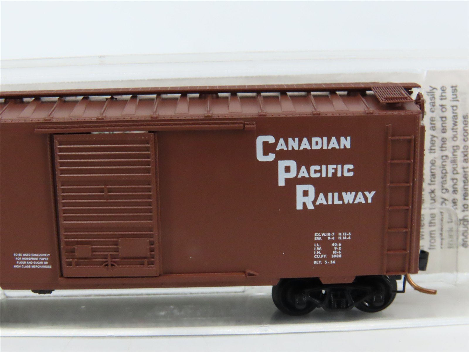 N Micro-Trains MTL 20436/1 CP Canadian Pacific 40' Single Door Box Car #51029