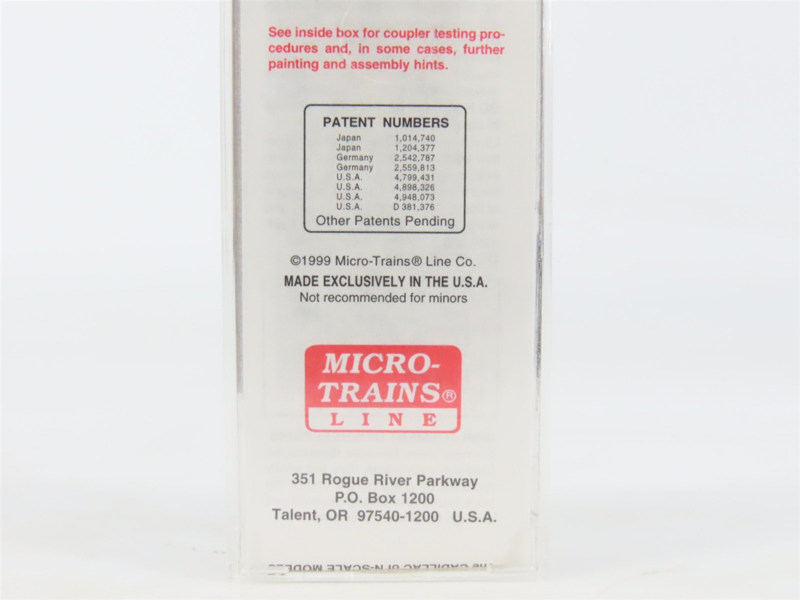 N Micro-Trains MTL 20436/1 CP Canadian Pacific 40' Single Door Box Car #51029