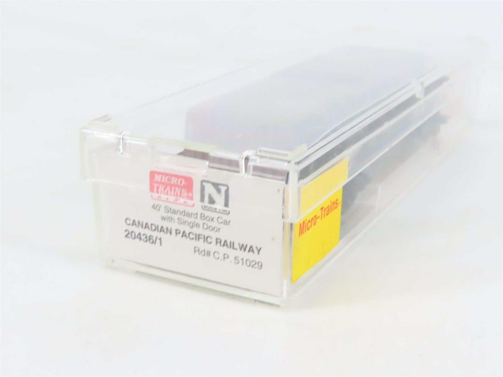 N Micro-Trains MTL 20436/1 CP Canadian Pacific 40' Single Door Box Car #51029