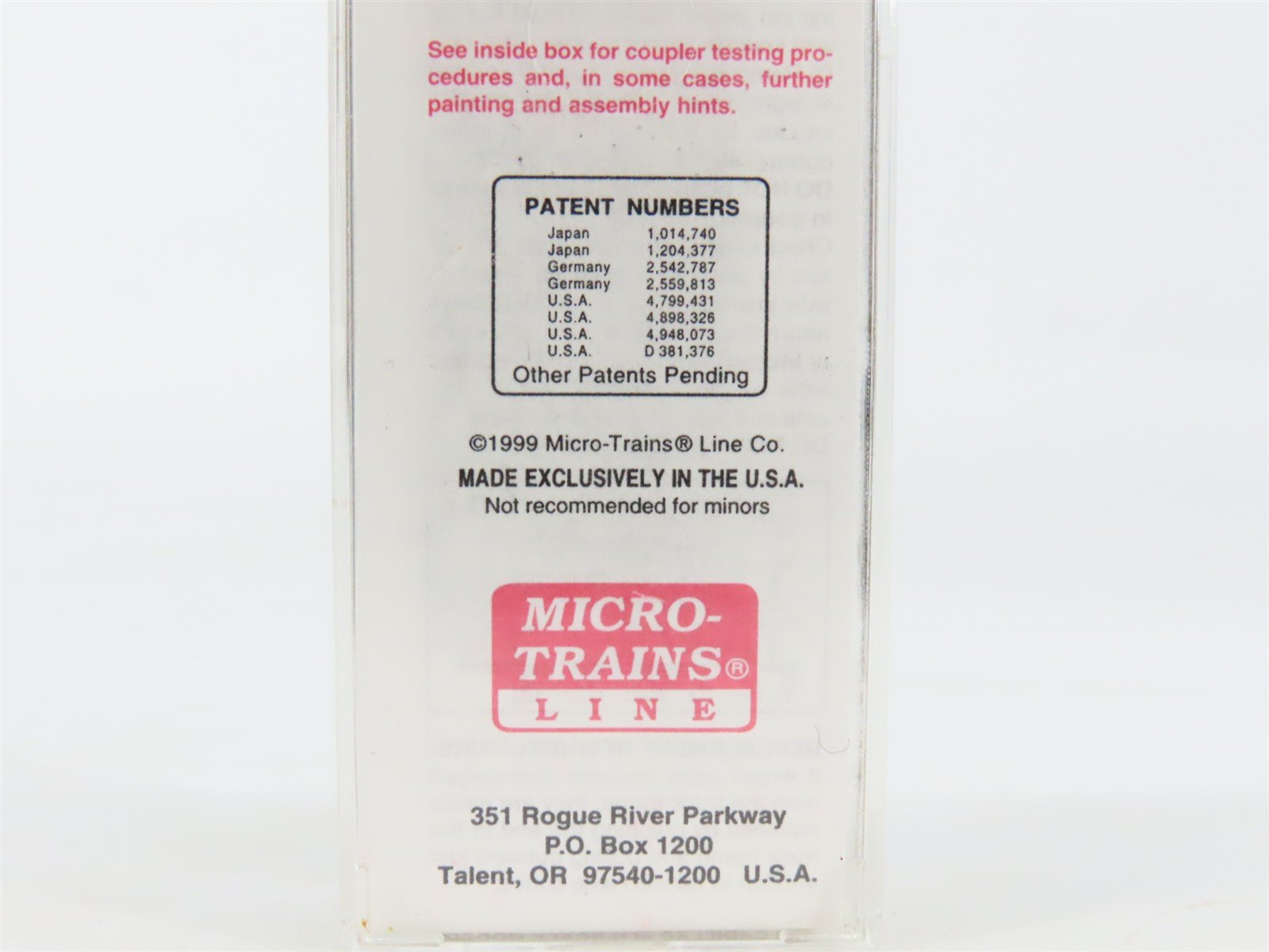 N Scale Micro-Trains MTL 24290 RF&P 40' Single Door Steel Box Car #2892