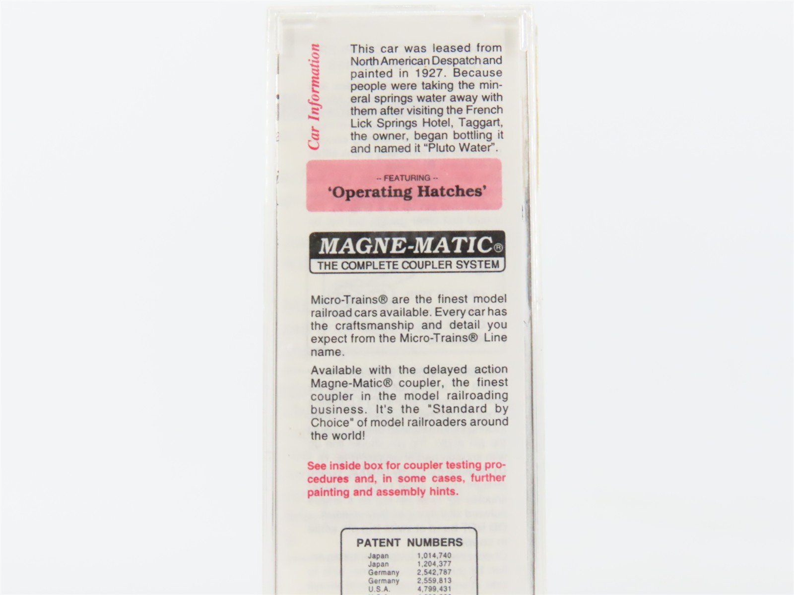 N Scale Micro-Trains MTL 49490 NADX Pluto Water 40' Wood Reefer #2688