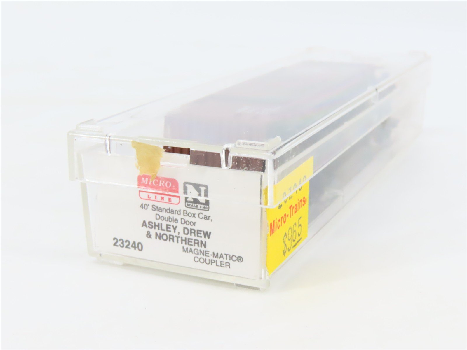 N Scale Micro-Trains MTL 23240 ADN Ashley Drew & Northern 40' Box Car #2413