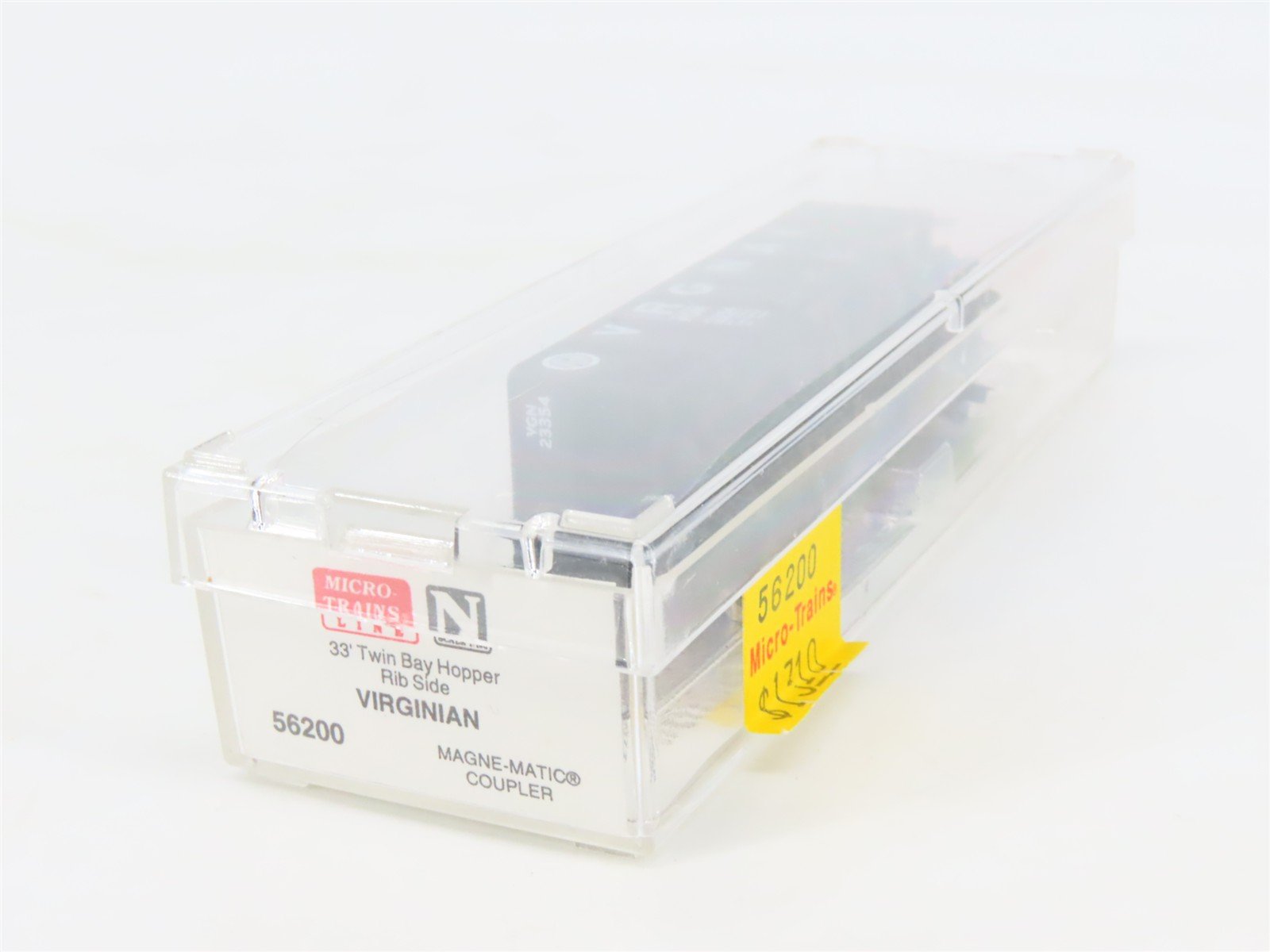 N Scale Micro-Trains MTL 56200 VGN Virginan 2-Bay Rib-Side Hopper #23354
