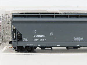 N Micro-Trains MTL 94200 IC Illinois Central 3-Bay ACF Covered Hopper #799623