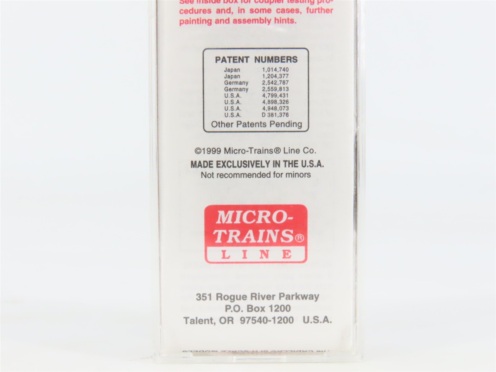 N Micro-Trains MTL 19190 MINX 3M Minnesota Mining & Mfg. 40' Wood Box Car #1040