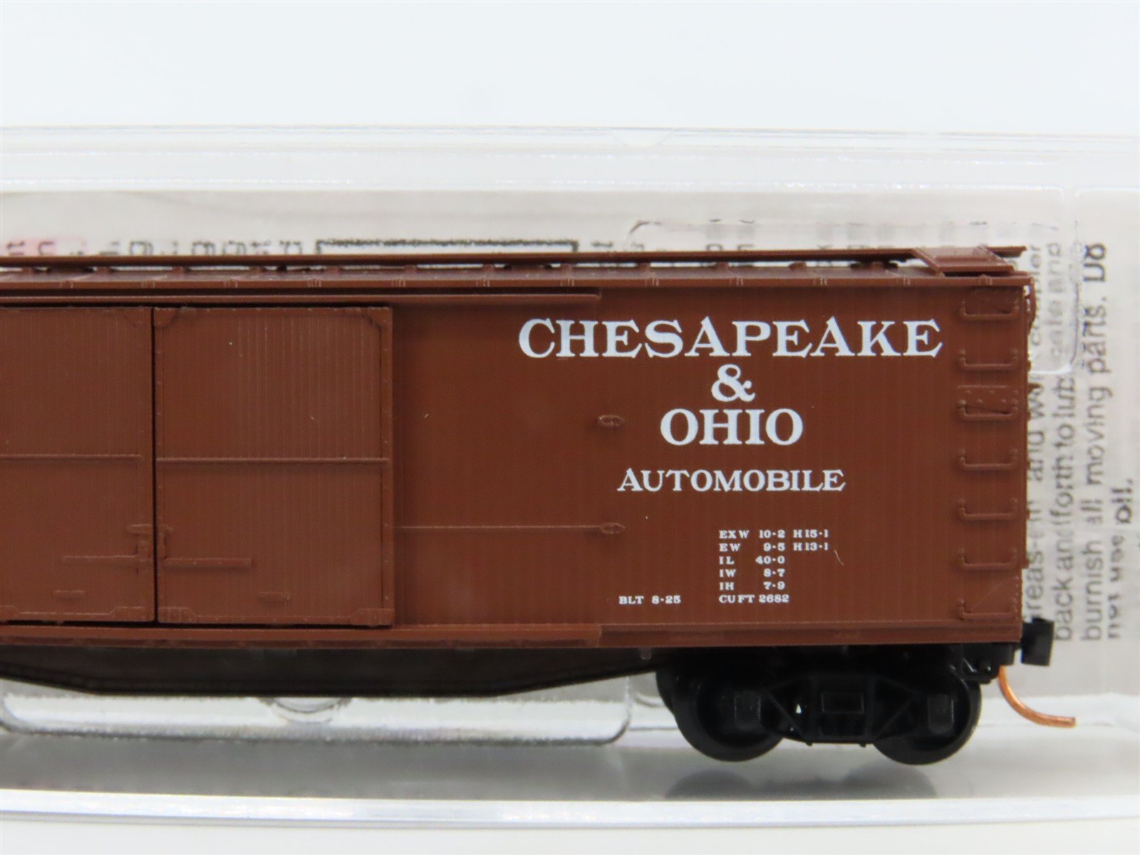 N Scale Micro-Trains MTL 43070 C&O Chesapeake & Ohio 40' Wood Box Car #12133