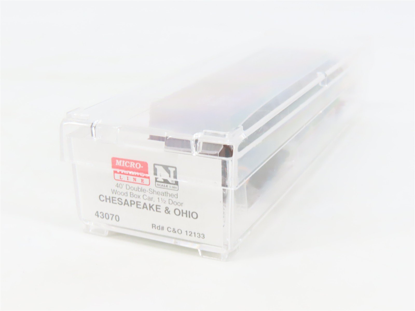 N Scale Micro-Trains MTL 43070 C&O Chesapeake & Ohio 40' Wood Box Car #12133