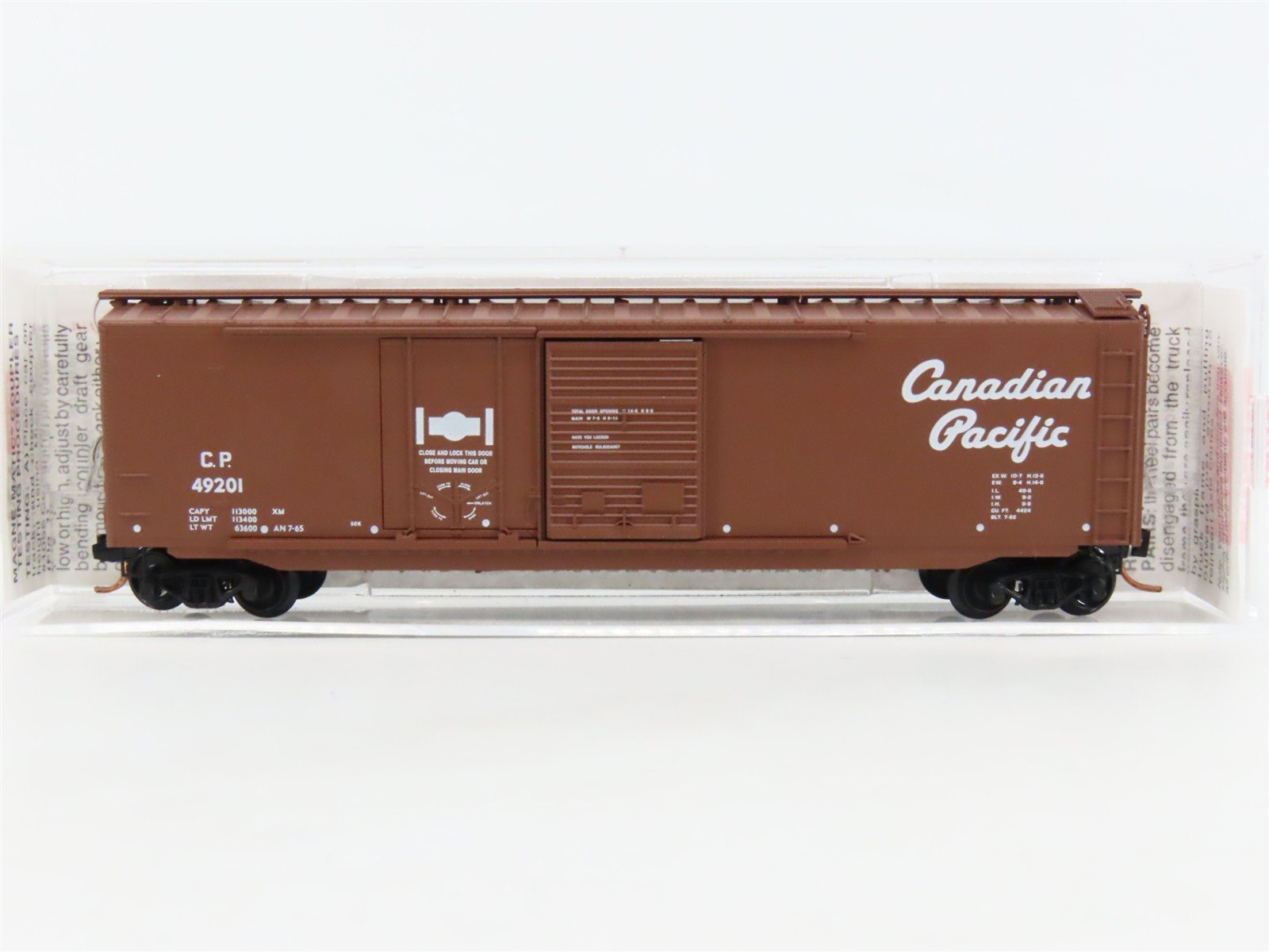 N Scale Micro-Trains MTL 33140 CP Canadian Pacific 50' Box Car #49201