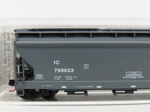 N Micro-Trains MTL 94200 IC Illinois Central 3-Bay ACF Covered Hopper #799623