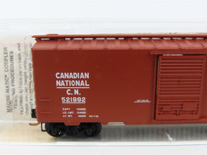 N Micro-Trains MTL 20206 CN Canadian National 40' Single Door Box Car #521992
