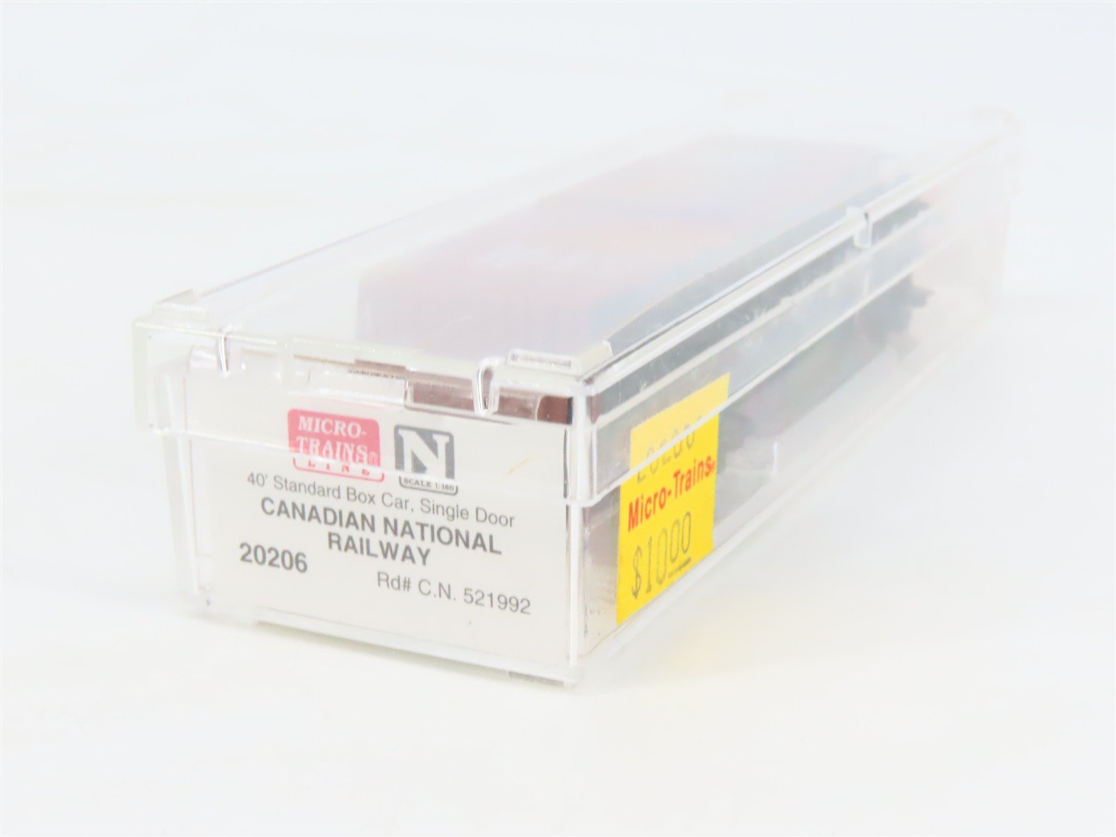 N Micro-Trains MTL 20206 CN Canadian National 40' Single Door Box Car #521992