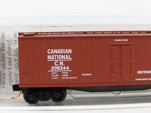 N Scale Micro-Trains MTL 47200 CN Canadian National 40' Wood Reefer #209344