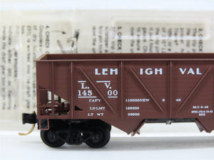 N Micro-Trains MTL 57030 LV Lehigh Valley 2-Bay Composite Side Hopper #14500