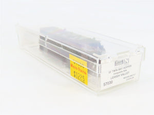 N Micro-Trains MTL 57030 LV Lehigh Valley 2-Bay Composite Side Hopper #14500