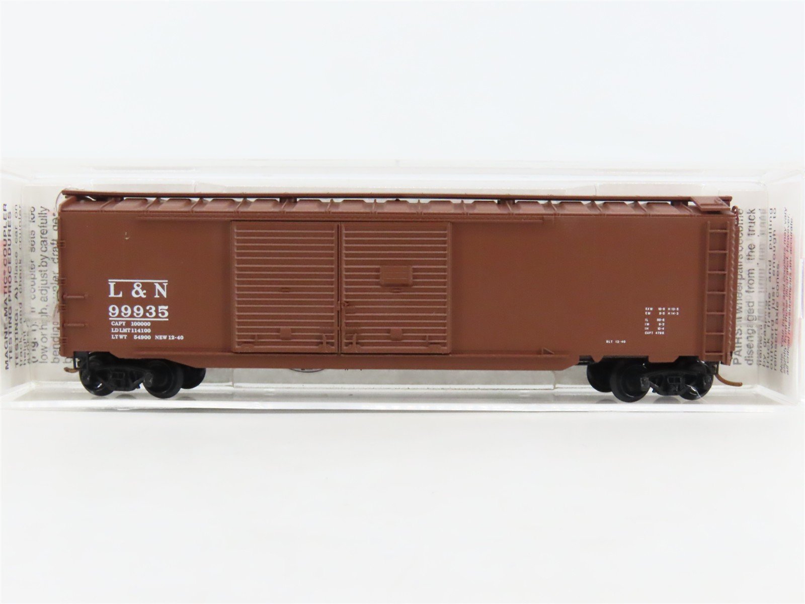 N Scale Micro-Trains MTL 78080 L&N Louisville & Nashville 50' Box Car #99935
