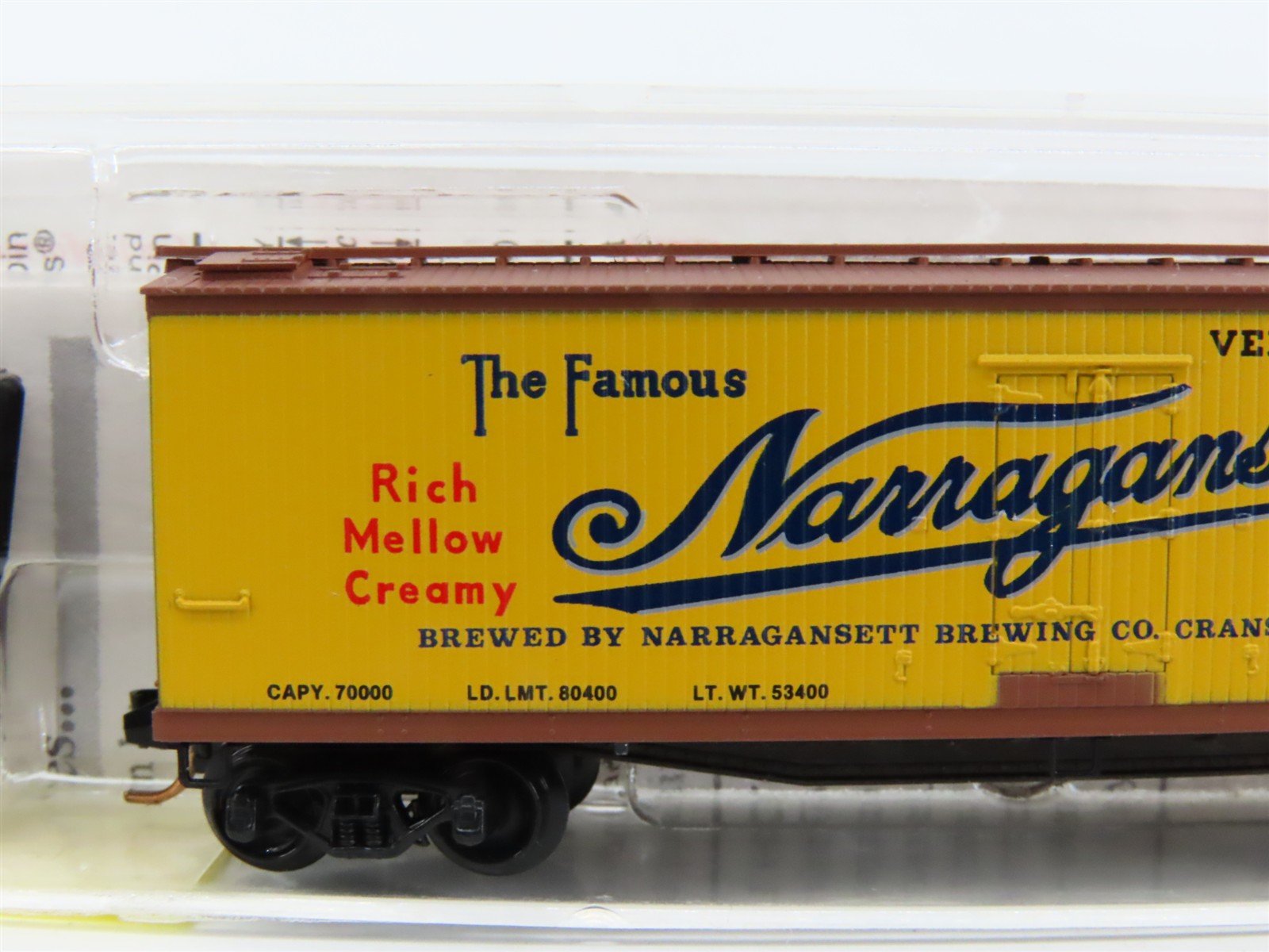 N Scale Micro-Trains MTL 49220 NBRX Narragansett Ale 40' Wood Reefer #12