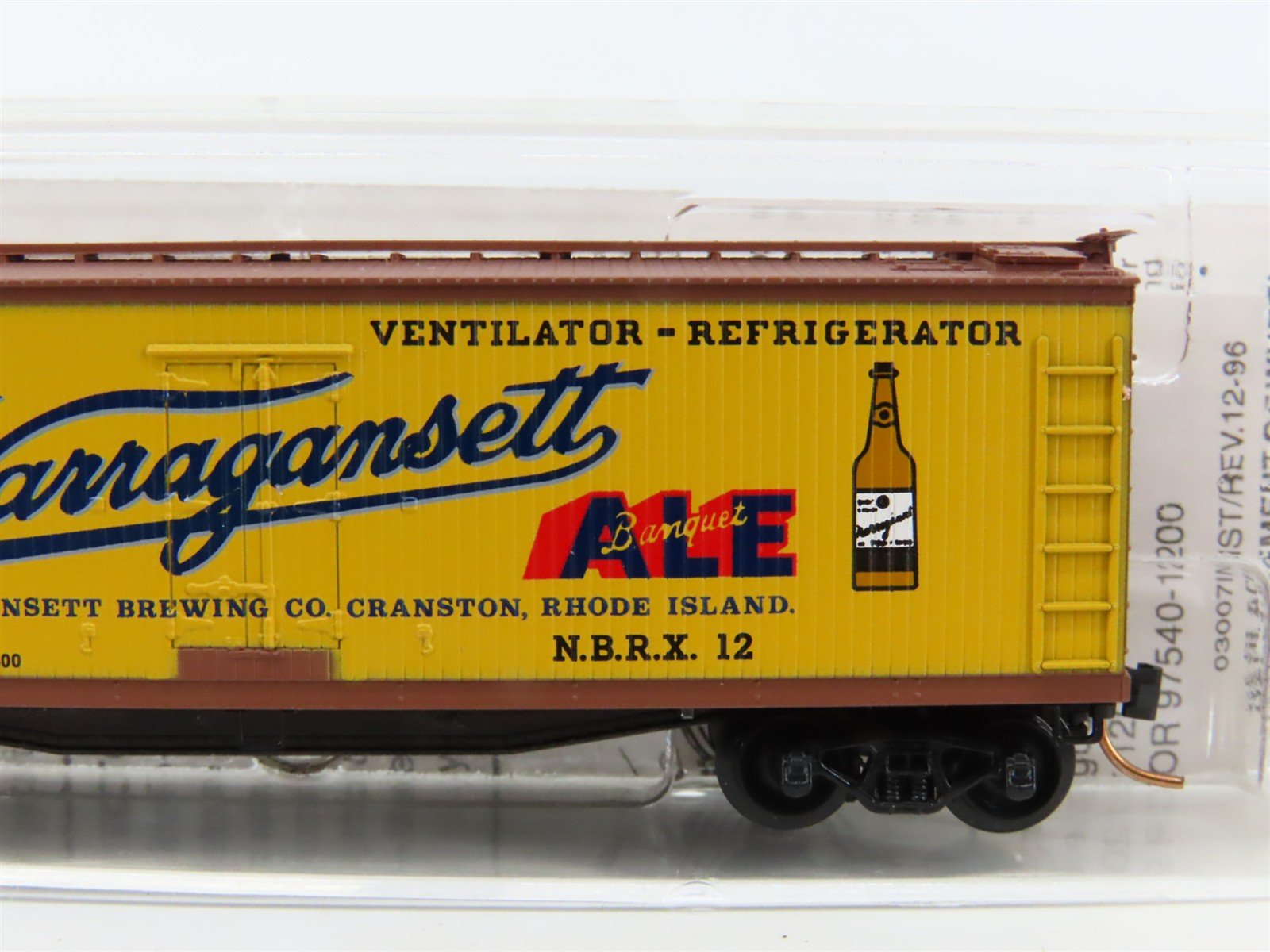 N Scale Micro-Trains MTL 49220 NBRX Narragansett Ale 40' Wood Reefer #12