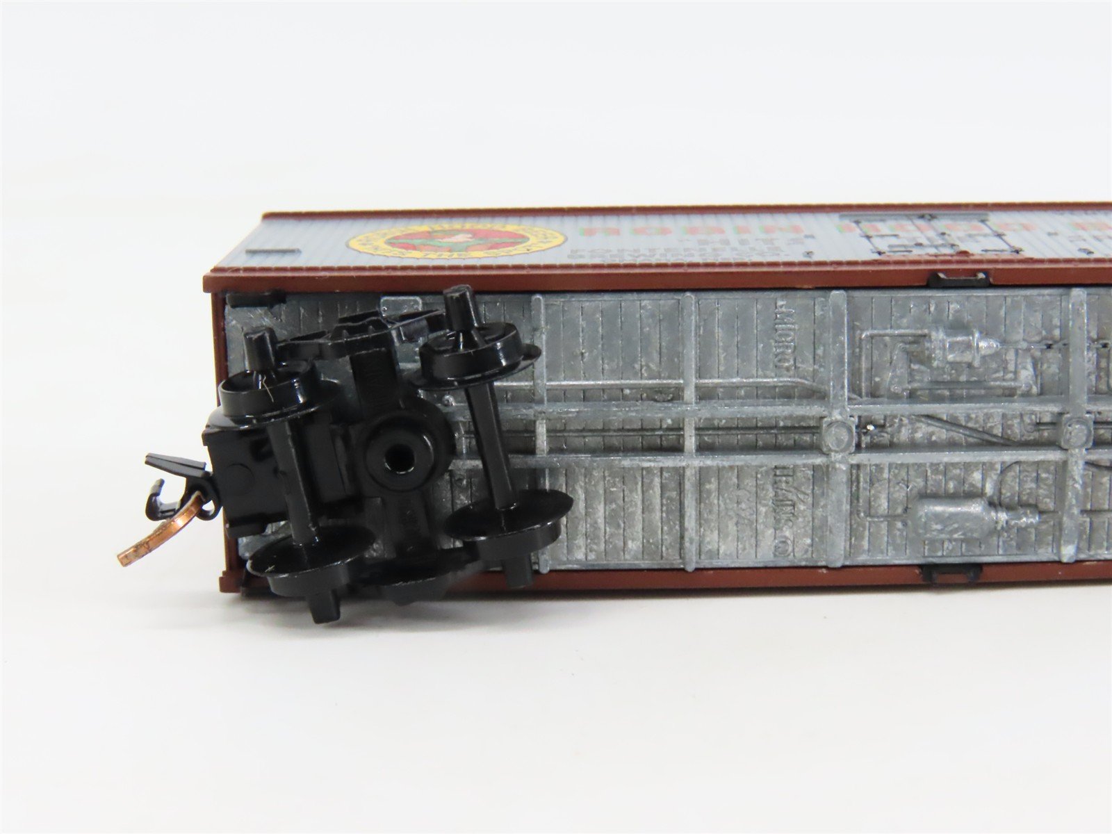 N Scale Micro-Trains MTL FBX Robin Hood Beer 40' Wood Reefer #5300