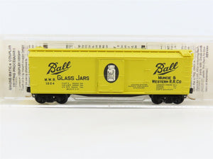 N Micro-Trains MTL 42030 MWR Muncie & Western/Ball Glass Jars 40' Box Car #1024