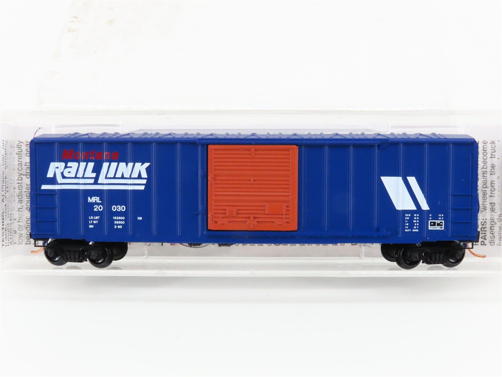 N Scale Micro-Trains MTL 25620 MRL Montana Rail Link 50' Boxcar #20030