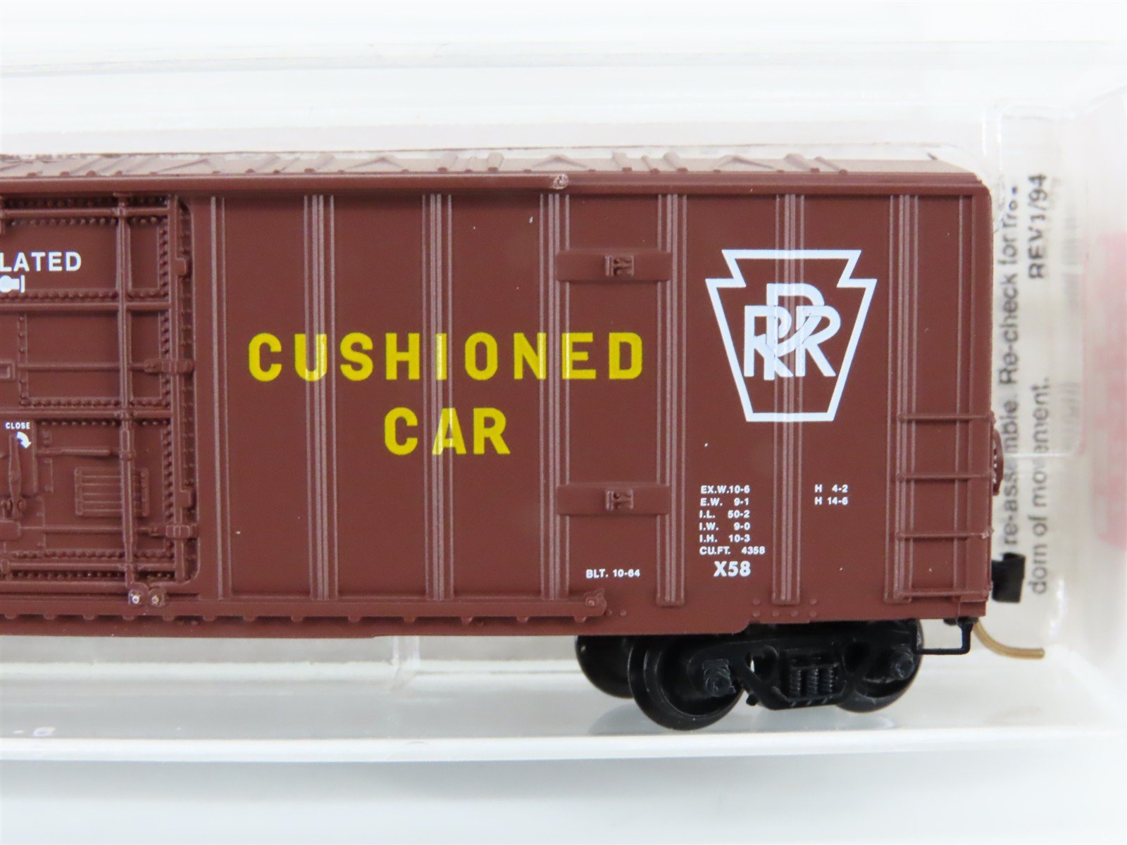 N Scale Micro-Trains MTL 27170 PRR Pennsylvania 50' Rib Side Boxcar #112015