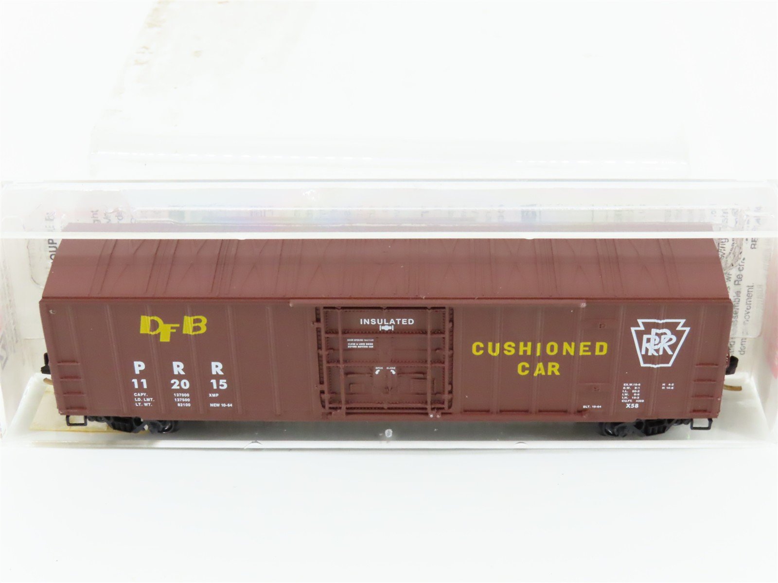 N Scale Micro-Trains MTL 27170 PRR Pennsylvania 50' Rib Side Boxcar #112015