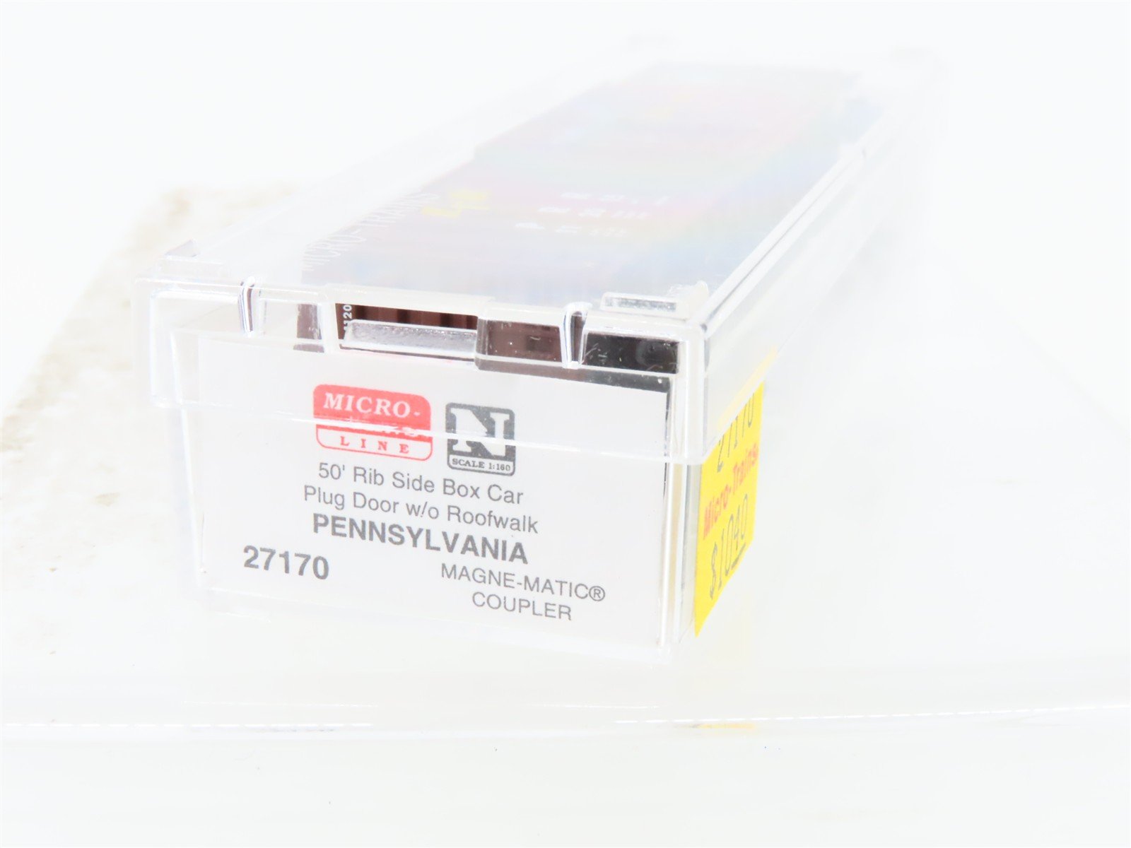 N Scale Micro-Trains MTL 27170 PRR Pennsylvania 50' Rib Side Boxcar #112015