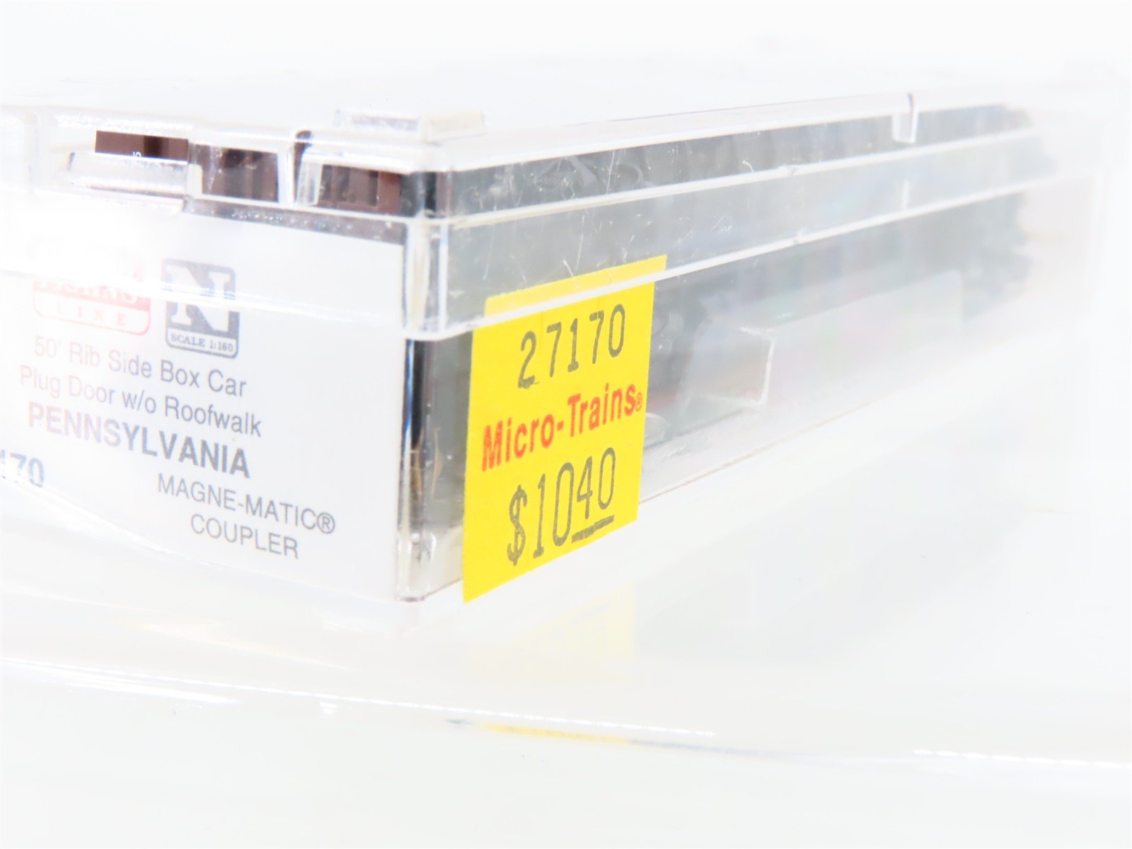 N Scale Micro-Trains MTL 27170 PRR Pennsylvania 50' Rib Side Boxcar #112015