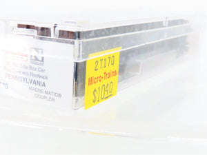 N Scale Micro-Trains MTL 27170 PRR Pennsylvania 50' Rib Side Boxcar #112015