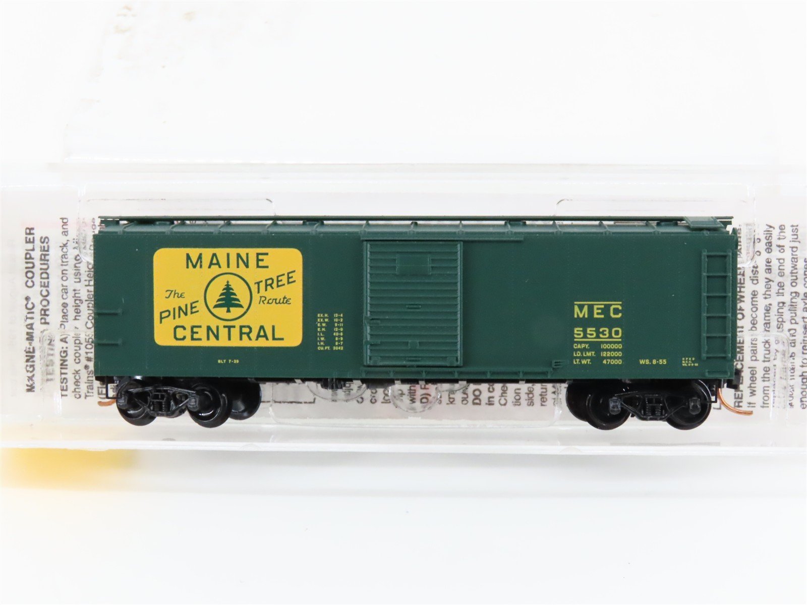 N Scale Micro-Trains MTL 120040 MEC Maine Central 40' USRA Boxcar #5530