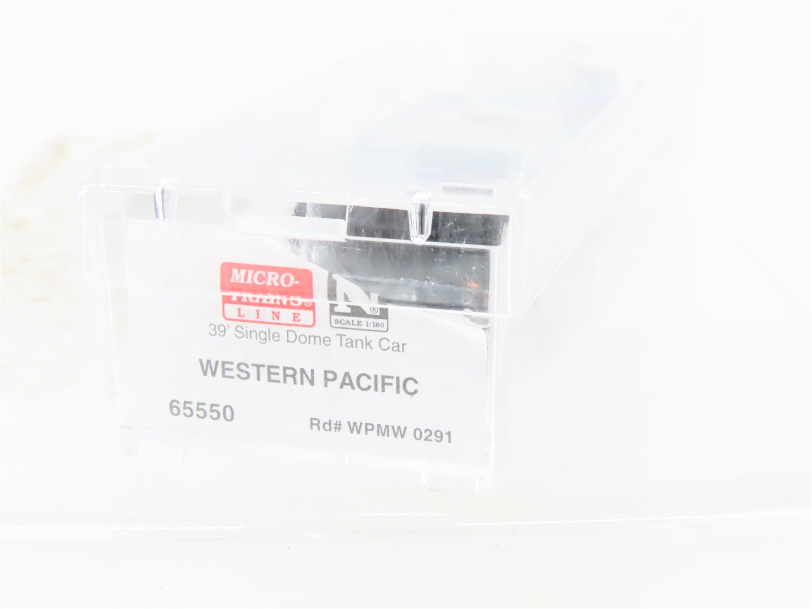 N Micro-Trains MTL 65550 WPMW Western Pacific 39' Single Dome Tankcar #0291