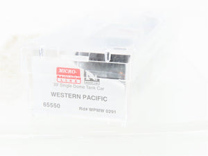 N Micro-Trains MTL 65550 WPMW Western Pacific 39' Single Dome Tankcar #0291