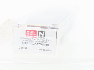 N Scale Micro-Trains MTL 73030 EL Erie Lackawanna 40' Boxcar #88033
