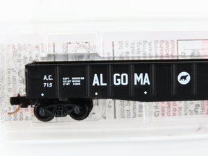 N Scale Micro-Trains MTL 46250 AC Algoma Central 50' Drop End Gondola #715