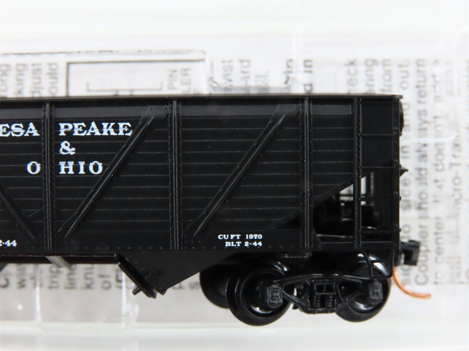 N Scale Micro-Trains MTL 57070 C&O Chesapeake & Ohio 33' Twin Bay Hopper #55463