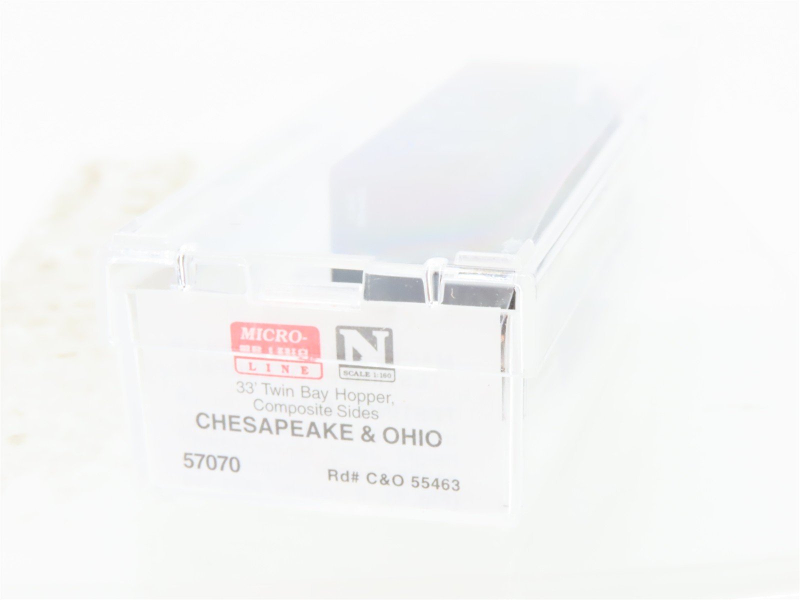 N Scale Micro-Trains MTL 57070 C&O Chesapeake & Ohio 33' Twin Bay Hopper #55463