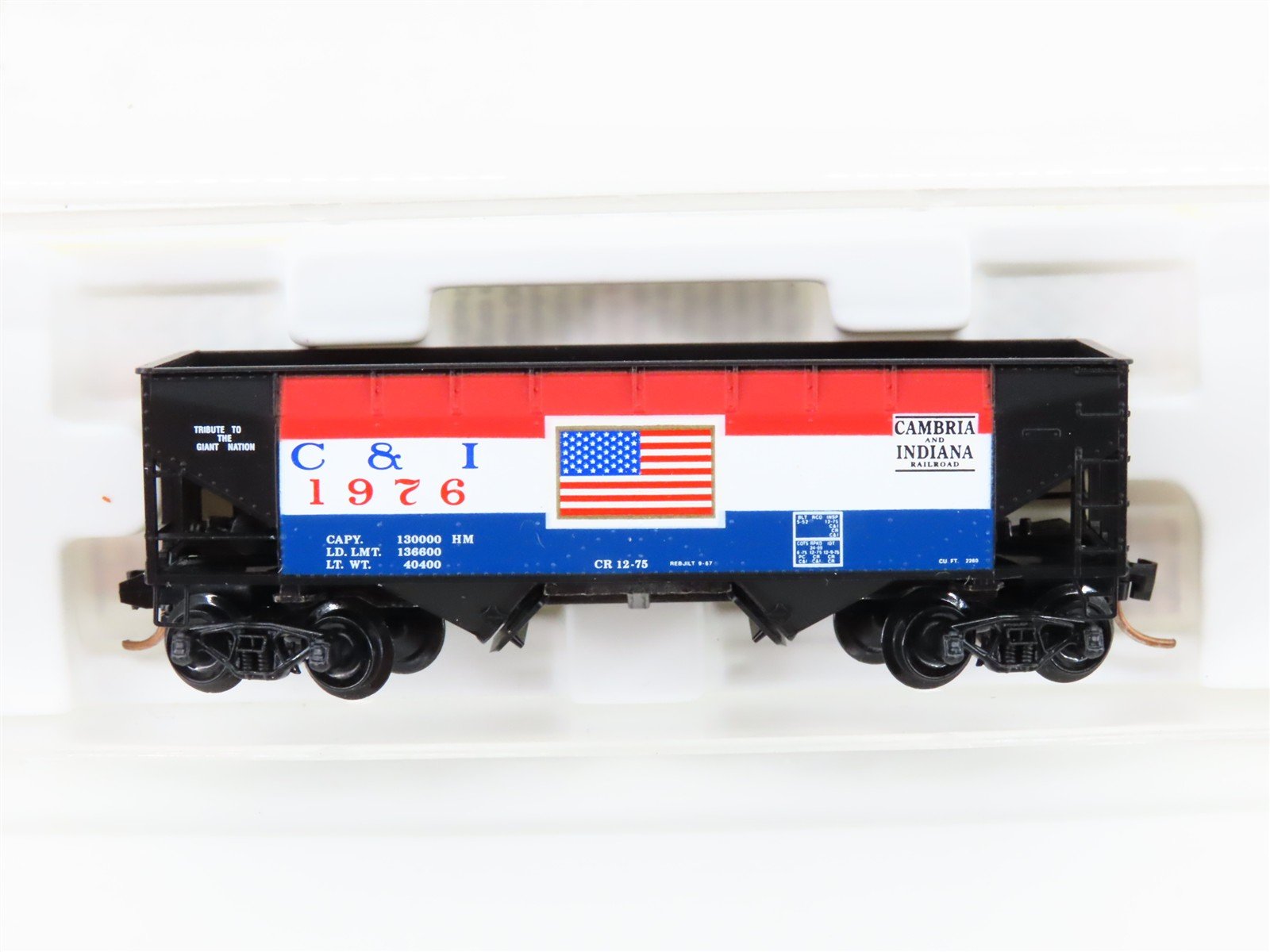 N Scale Micro-Trains MTL 55430 C&I Cambria & Indiana 33' Twin Bay Hopper #55463