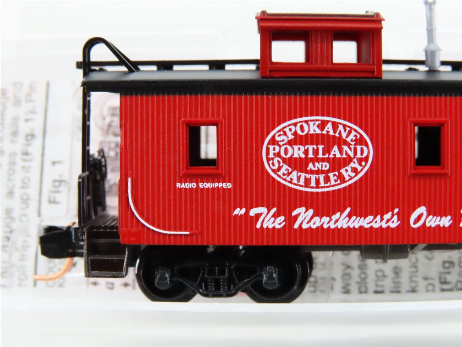 N Scale Micro-Trains MTL 51060 SP&S Railway 34' Wood Sheathed Caboose #724