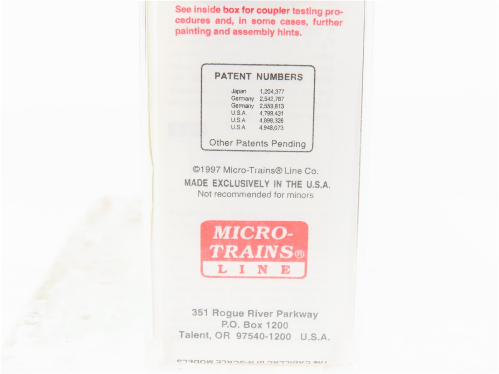 N Scale Micro-Trains MTL 42030 MWR Muncie & Western Ball Glass 40' Boxcar #1024