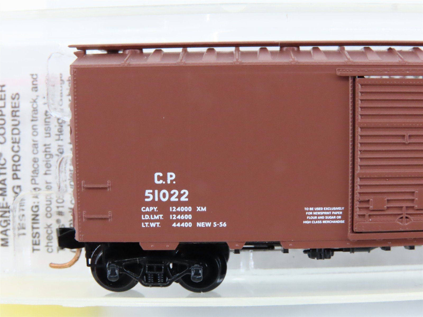 N Scale Micro-Trains MTL 20436 CP Canadian Pacific 40' Standard Boxcar #51022