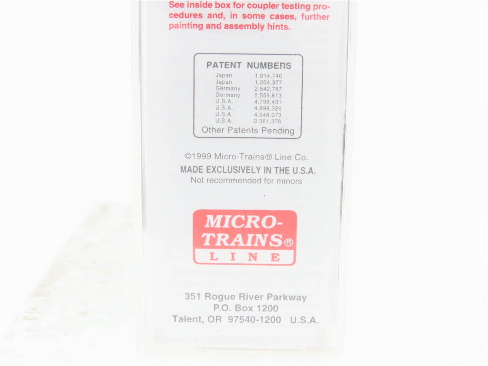 N Scale Micro-Trains MTL 20436 CP Canadian Pacific 40' Standard Boxcar #51022
