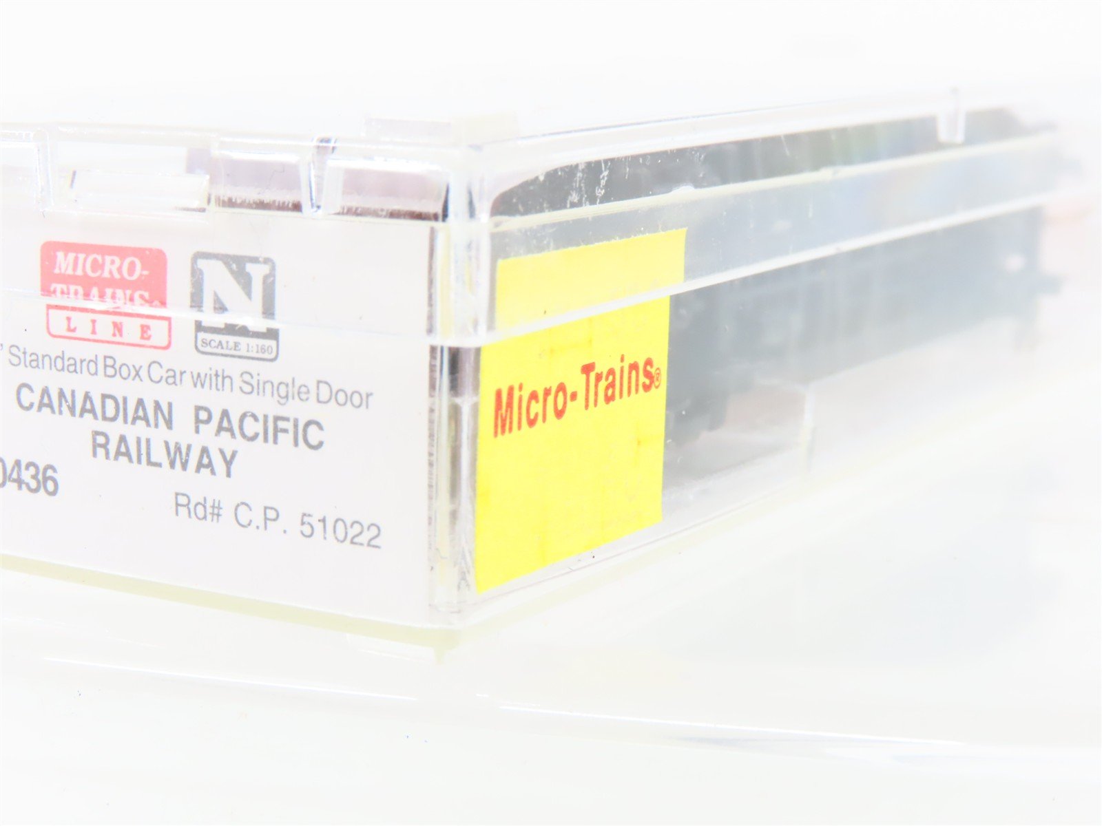 N Scale Micro-Trains MTL 20436 CP Canadian Pacific 40' Standard Boxcar #51022