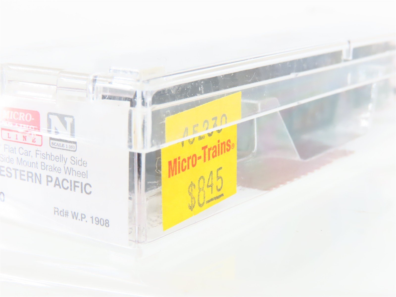 N Scale Micro-Trains MTL 45230 WP Western Pacific 50' Flatcar #1908
