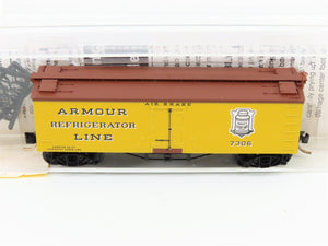 N Scale Micro-Trains MTL 58030 Armour Refrigerator Line 36' Wood Reefer #7306