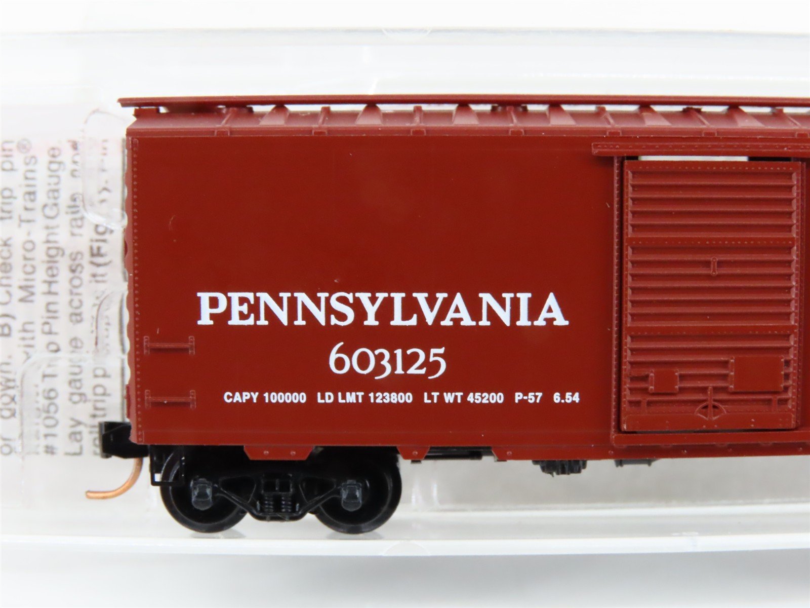 N Scale Micro-Trains MTL 20780 PRR Pennsylvania 40' Boxcar #603125