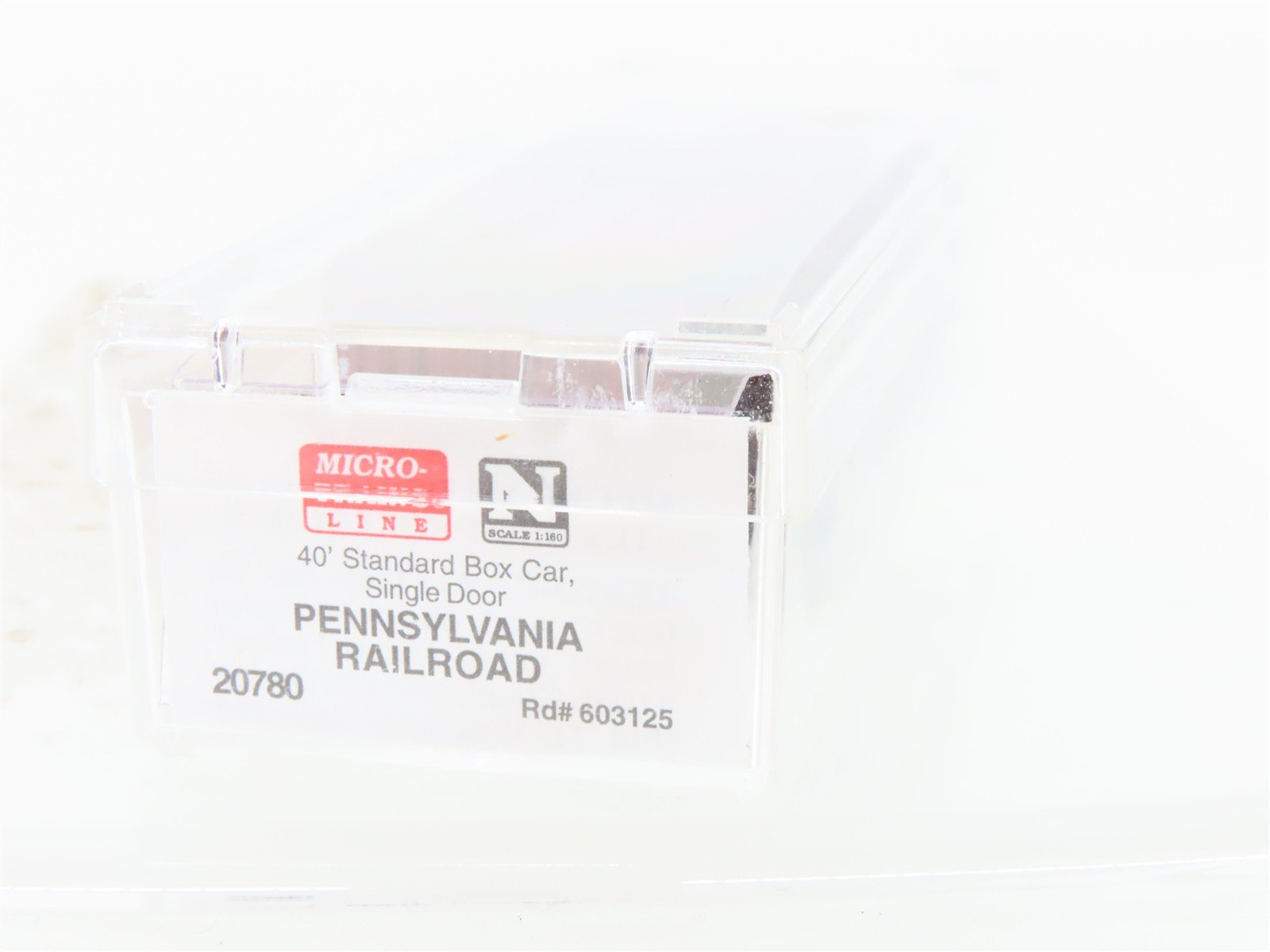 N Scale Micro-Trains MTL 20780 PRR Pennsylvania 40' Boxcar #603125