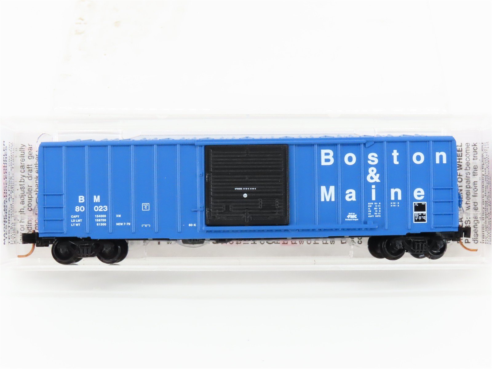 N Scale Micro-Trains MTL 25240 B&M Boston & Maine 50' Boxcar #80023
