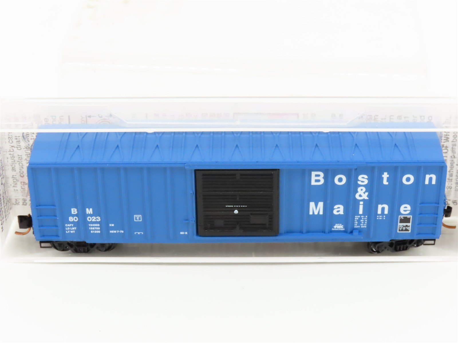 N Scale Micro-Trains MTL 25240 B&M Boston & Maine 50' Boxcar #80023