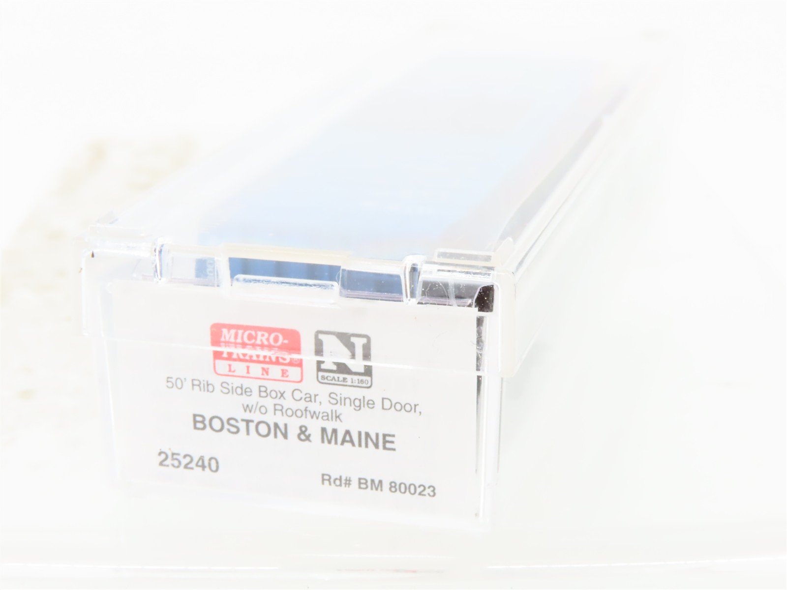 N Scale Micro-Trains MTL 25240 B&M Boston & Maine 50' Boxcar #80023