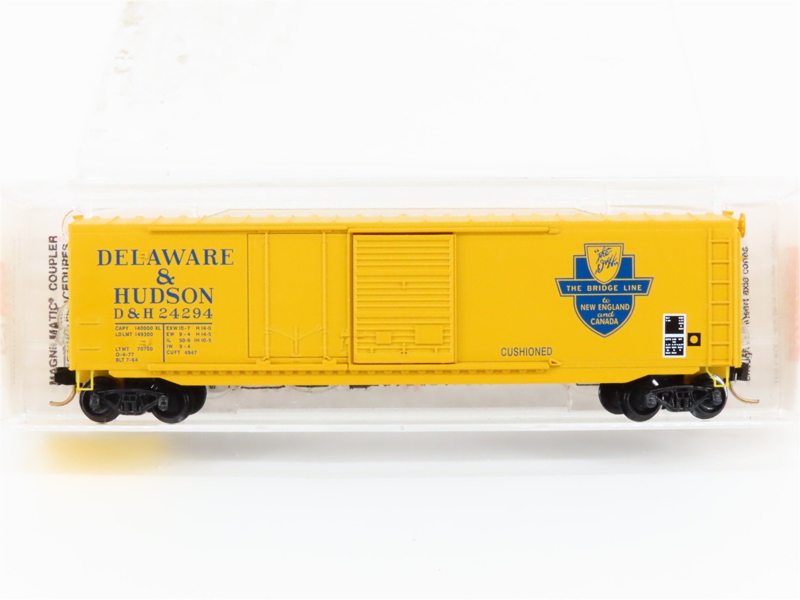N Scale Micro-Trains MTL 76020 D&H Delaware & Hudson 50' Boxcar #24294
